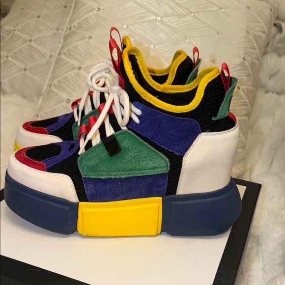 Colorful Platform Sneakers - Picture 4 of 8
